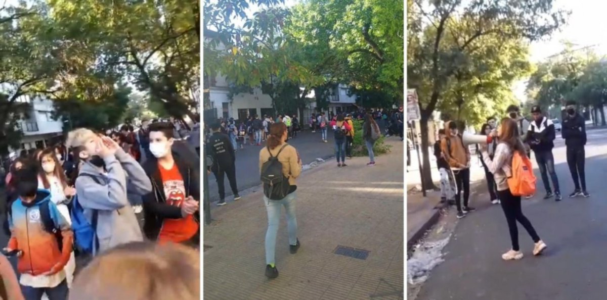 0221comar's tweet photo. ✊🗣️Corte, sentada y protesta por la denuncia de un caso de #abuso en el #Normal2 👉https://t.co/J1cDL5cqAP https://t.co/0bqhlJi7DA