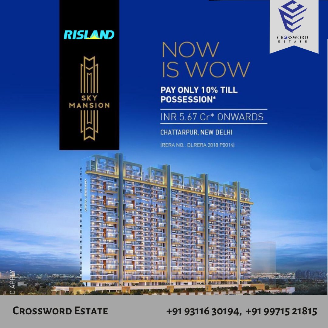 CrosswordEstate's tweet photo. Get 33,000 Sq. Ft. of club house and variety of amenities with the exclusive high rise of South Delhi.

For more information
Contact us- Crossword estate
+919311630194, 9971521815

#risland #chattarpur #realestate #residential #realestatedelhi  #luxuryapartments #crosswordestate https://t.co/J0m3HcoxF1