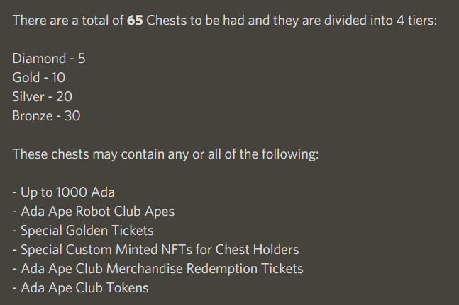 Hello Apes! Hope you had a good weekend. Just a friendly reminder that some time today until March 21 the snapshot will happen for S2 Ape holders. Make sure to delist your apes if you want to have a chance for the chests airdrop. Those chests will contain amazing prizes 👀