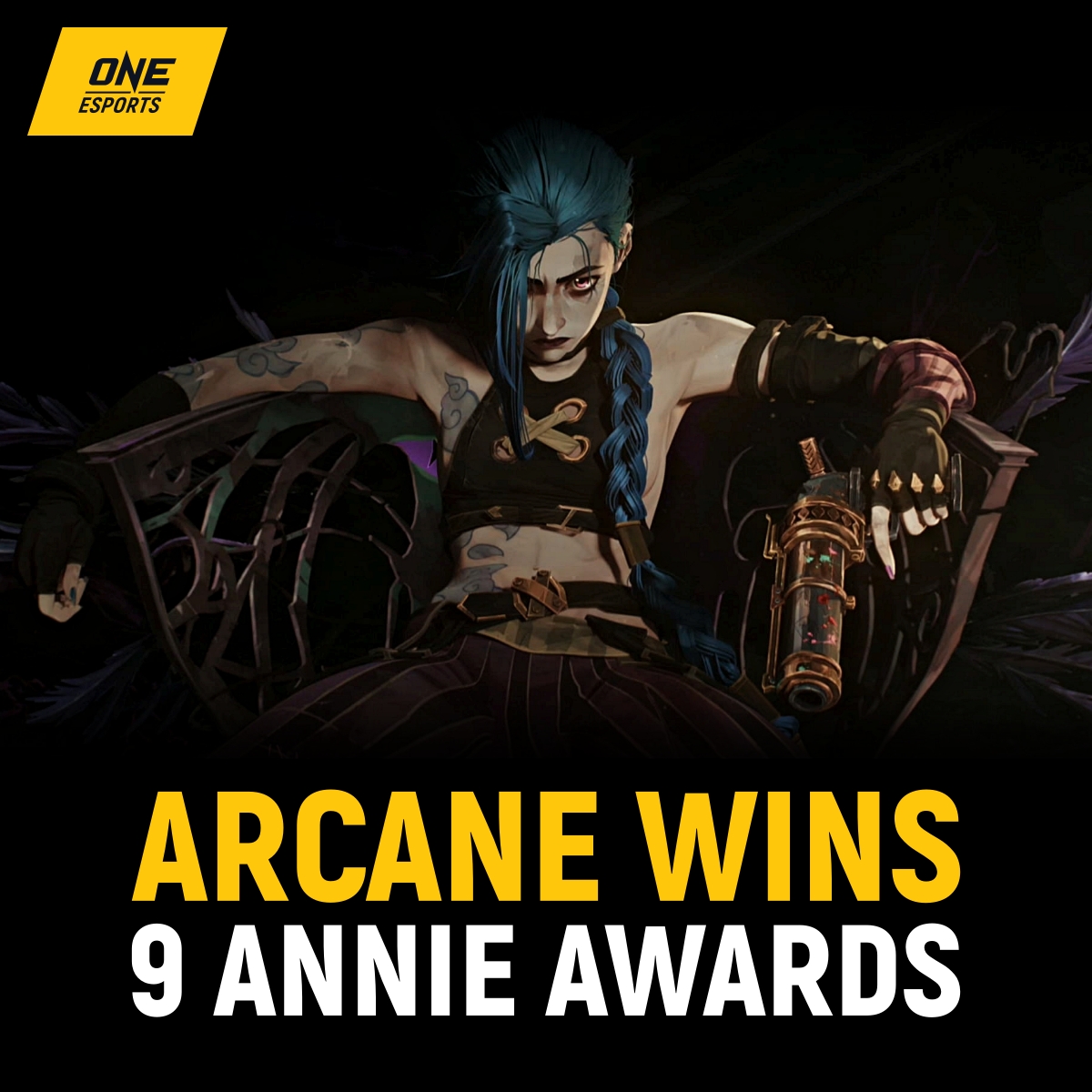 Arcane won all nine awards for which it was nominated at the 49th Annie Awards.