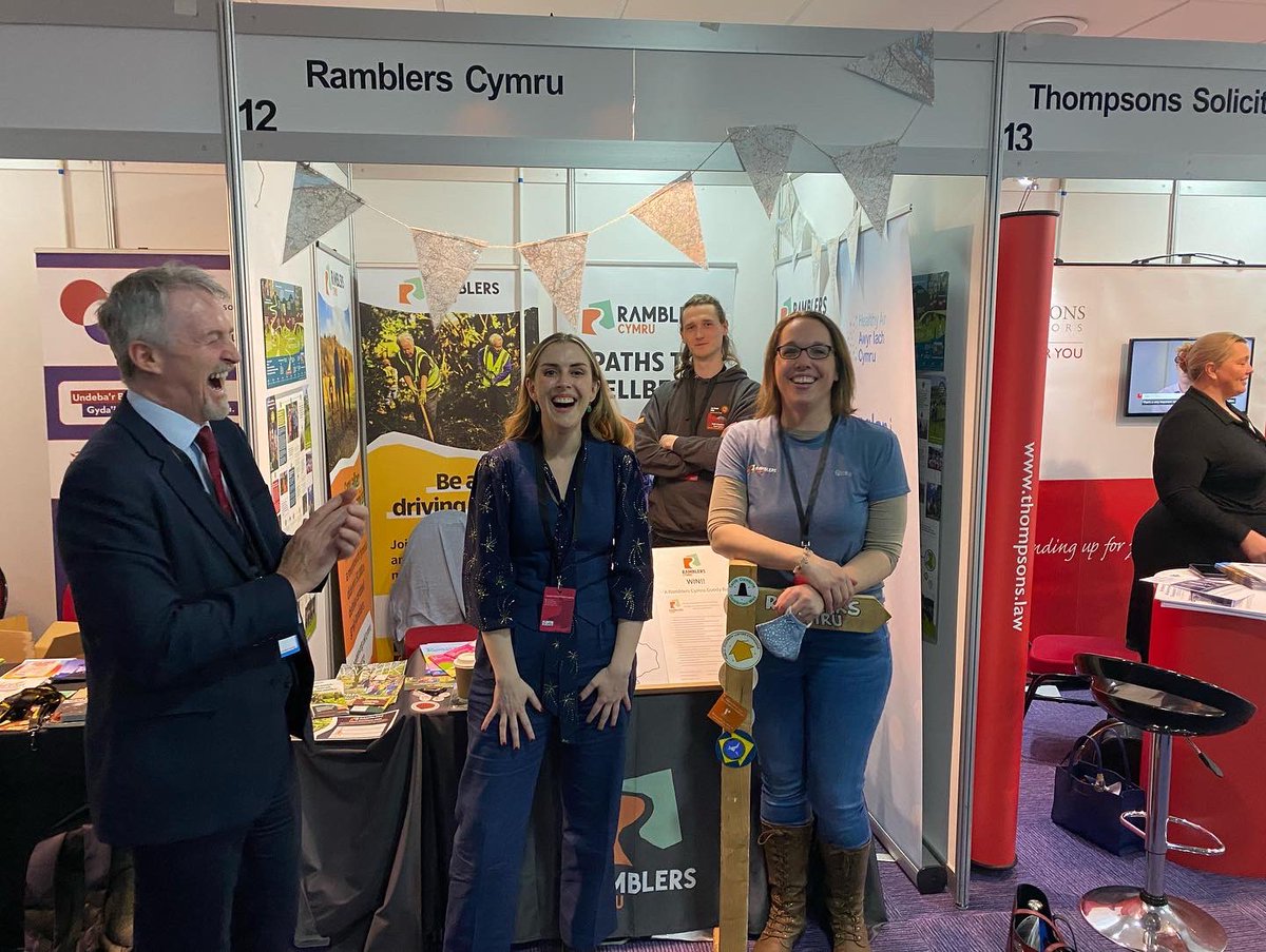 RamblersCymru's tweet photo. We had a fantastic time meeting Senedd Members in the #WelshLabourConference last weekend. 

We’re committed to fight for everyone’s right to access the outdoors &amp; call for support from Welsh Government to get walking &amp; nature at the heart of every community in Cymru🥾

1/2👇🏼 https://t.co/IvIfC7vYQL
