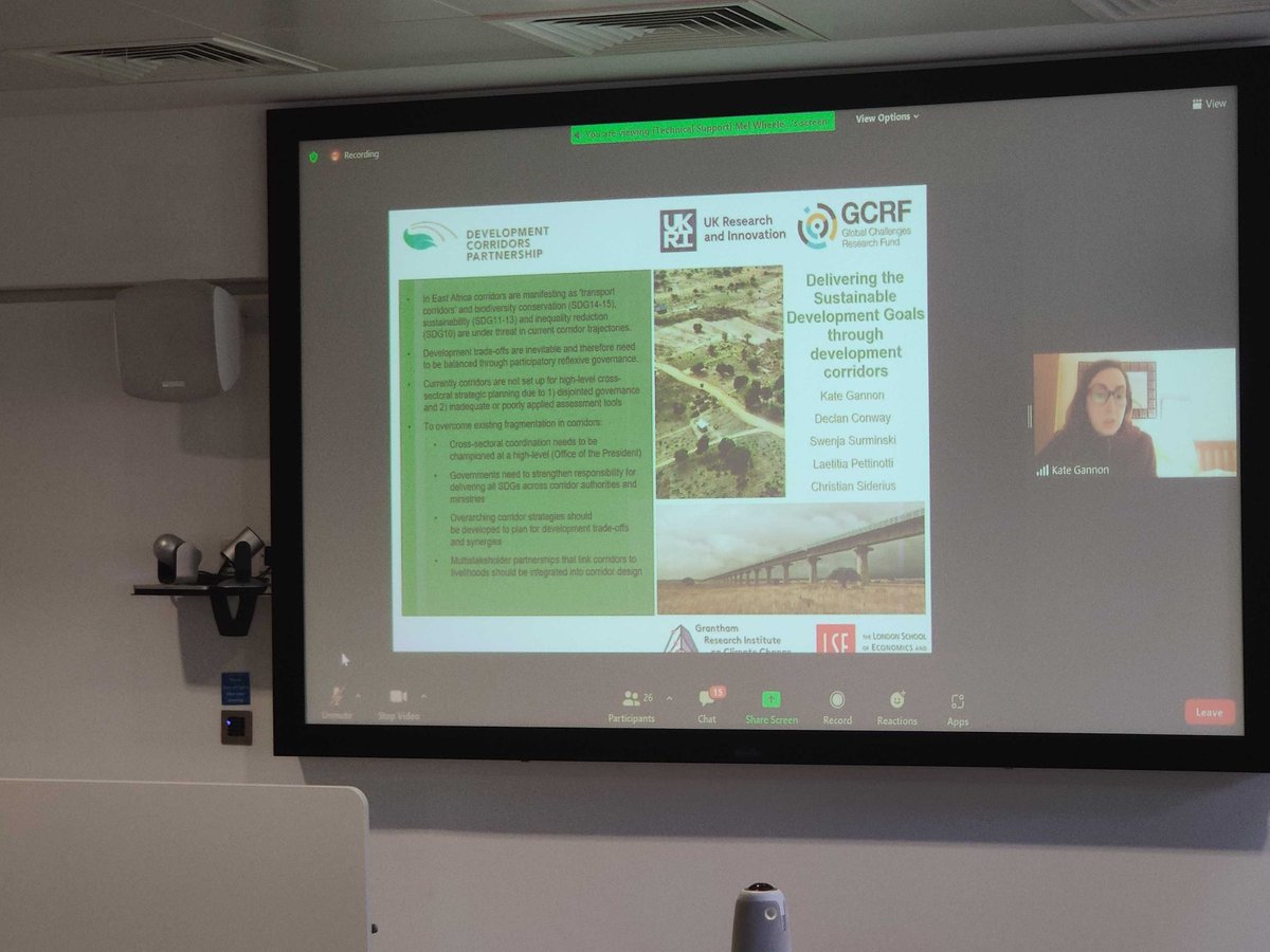 devcorridors's tweet photo. We have heard updates from our UK researchers team.

We have explored a range of topics, including: land-use change scenarios along the Standard Gauge Railway, delivering Sustainable Development Goals through corridors and the socio-political effects of #developmentcorridors. https://t.co/FPqPiKVzYW