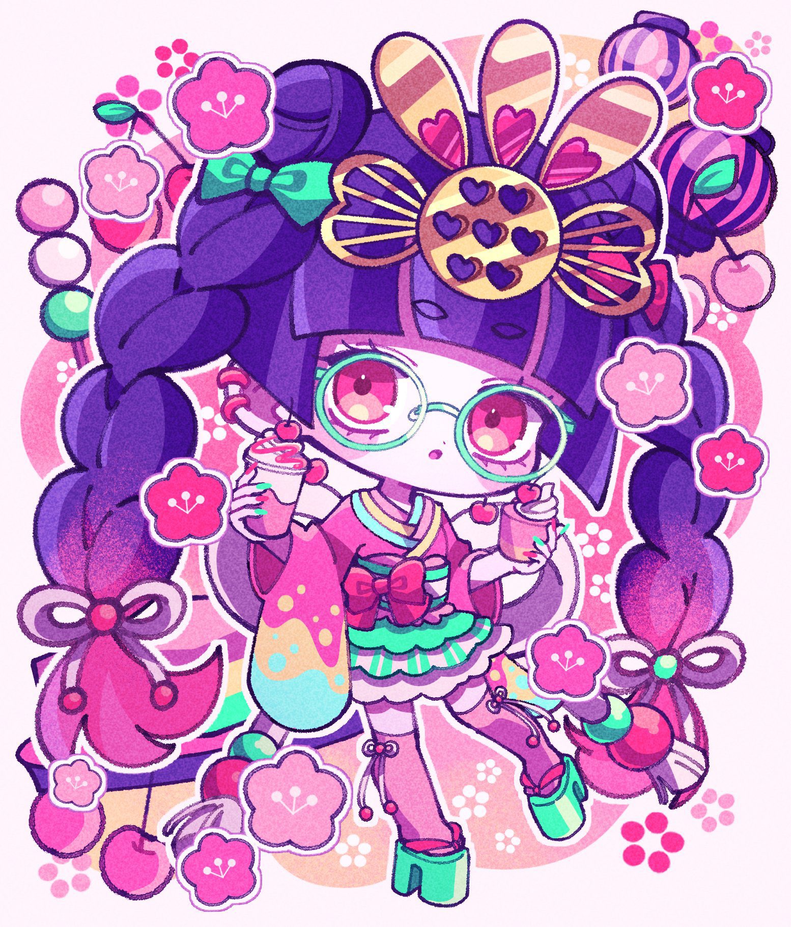 小日向カノオ お仕事募集中 Na Twitter 原宿かわいい系のデフォルメイラストを描くことが多いです 絵柄が好みって人にフォローされたい T Co Zcrsef0wsq Twitter