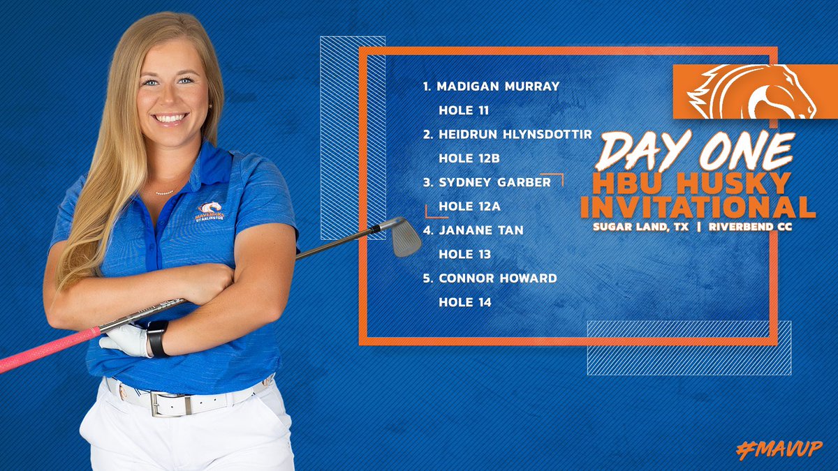 Day 1️⃣ of HBU’s Husky Invite starts at 8:30 a.m. 👀 

Follow along via <a href="/BirdieFireGolf/">BirdieFire</a> 📊 utamavs.us/3t5ARJ6

#MavUp🏌️‍♀️ | #SunBeltWG