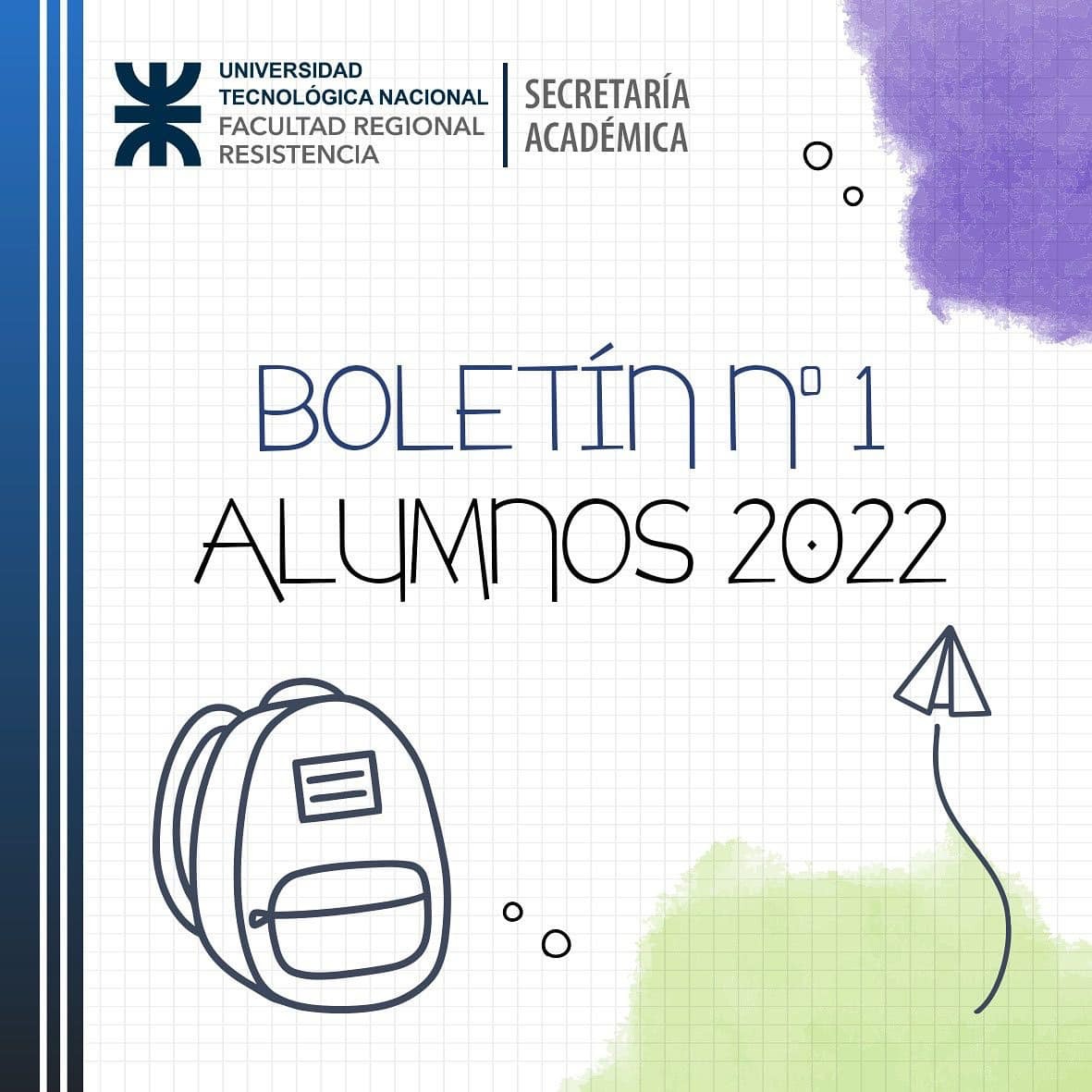 utfrre's tweet photo. Boletín Académico 1 - Ciclo lectivo 2022 https://t.co/vSIzF3onPn
