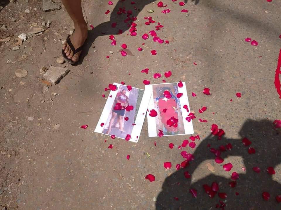 Chanchan1592003's tweet photo. In remembrance of one year anniversary of fallen spring revolution heroes, the revolutionary students from different schools in Shwepyithar Tsp staged a protest against Genocidal Dictatorship. #HelpMyanmarIDPs #2022Mar14Coup #WhatsHappeningInMyanmar https://t.co/kw9IV87rNE