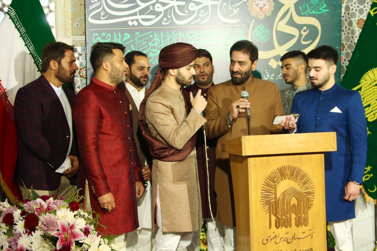 AliShanawar1's tweet photo. Last month, on 14th February (13th Rajab) - Alhamdulillah with the blessings of Allah swt and the Ahlulbayt a.s, i got married inside the holy shrine of Imam Raza a.s in Mashhad, Iran.

I’m grateful for this new journey ahead and may Allah swt bless everyone this opportunity.❤️💐 https://t.co/covGoq3lgc