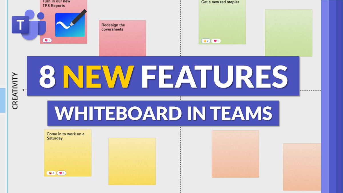 mtholfsen's tweet photo. A tutorial video on the Top 8 NEW features for Whiteboard in #MicrosoftTeams 🚀 Updates include: 

👍 Aggregated reactions
🖊️ Roaming pens
🔒 Lock image
🔎 Improved zoom controls
➕ Lots more

YouTube 📺 https://t.co/JSl9dhLou8

#edtech #MIEExpert #MicrosoftEDU https://t.co/khCozKJnoL