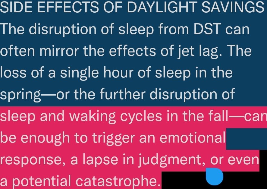 LeeNoVoice's tweet photo. #UnpopularOpinion 
Daylight Savings Time is psychological abuse at best and warfare at most. 

https://t.co/bKaTryXGIy https://t.co/hOv7nCY0vI