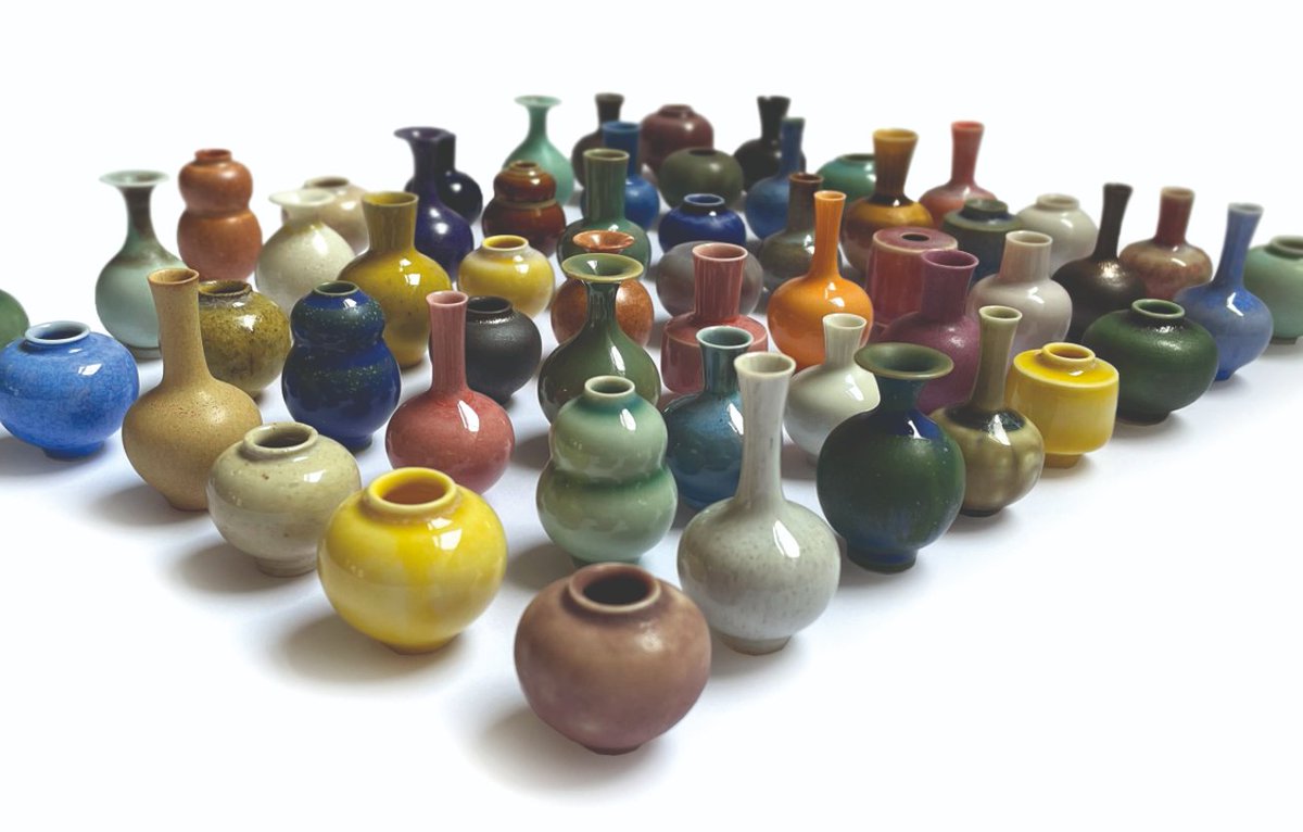 craftscotland's tweet photo. What’s On: Visit IN MINIATURE, an exhibition by Yuta Segawa at @ScottishGallery.

Segawa’s pots are thrown by hand, demonstrating his creative skill, craftsmanship and dedication to pushing the boundaries of his own practice. 

Until Sat 26 Mar 2022: https://t.co/bg3EJdD1JG https://t.co/Y1bu1dsZtl