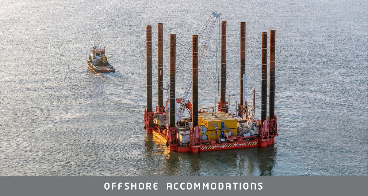 H2M has recently completed the mobilization of 8x 33ft. lightweight accommodation modules on deck of the #Wavewalker. 

By installing these 33ft. modules an additional 24 POB capacity is created on board of the jack-up.   

#offshoreaccommodation #TLQ #livingquarters #a60cabins