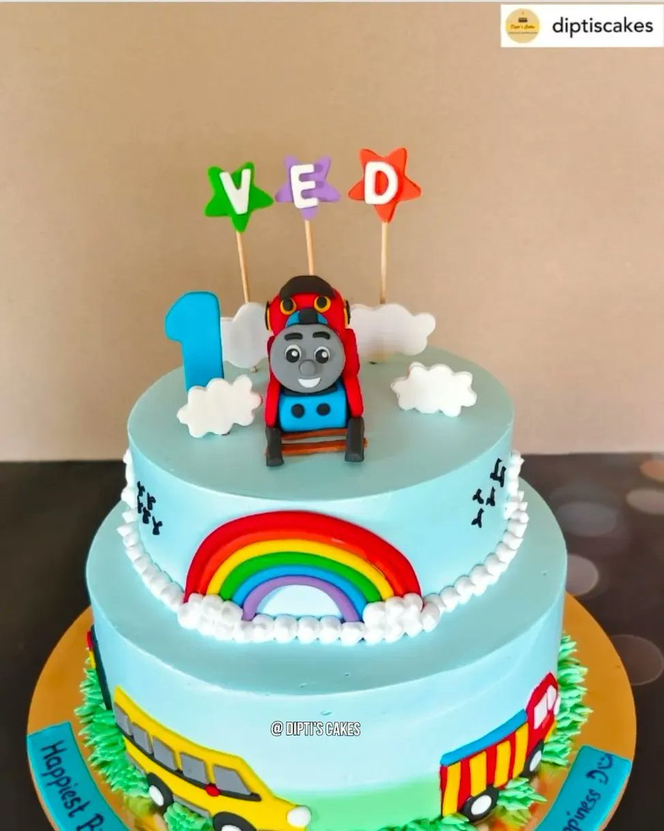 DiptisCakes's tweet photo. 𝙆𝙞𝙙𝙨 𝙁𝙖𝙫𝙤𝙧𝙞𝙩𝙚 𝙏𝙧𝙖𝙞𝙣, 𝘽𝙪𝙨 &amp; 𝙍𝙖𝙞𝙣𝙗𝙤𝙬 𝙏𝙝𝙚𝙢𝙚 𝘾𝙖𝙠𝙚 !!!
#railwayenginecake #busthemecake #rainbowcake #vehiclecake #firstbirthdaycake #firstbirthday #butterscotchcake #skythemecake #cake #cakes #customisedcake #homemadecake #egglesscakes #baner #Pune https://t.co/X2OoogXfkj