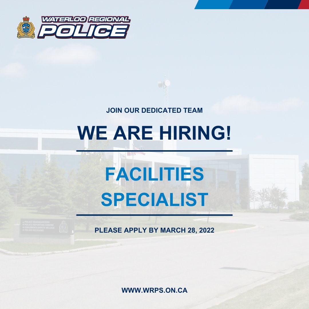 WRPSToday's tweet photo. We're hiring!

We are currently looking for a full-time Facilities Specialist to join our team of dedicated members.

If you’re interested, please apply by March 28, 2022.
https://t.co/2hsIEESJ8W https://t.co/Yfy6qdi79w