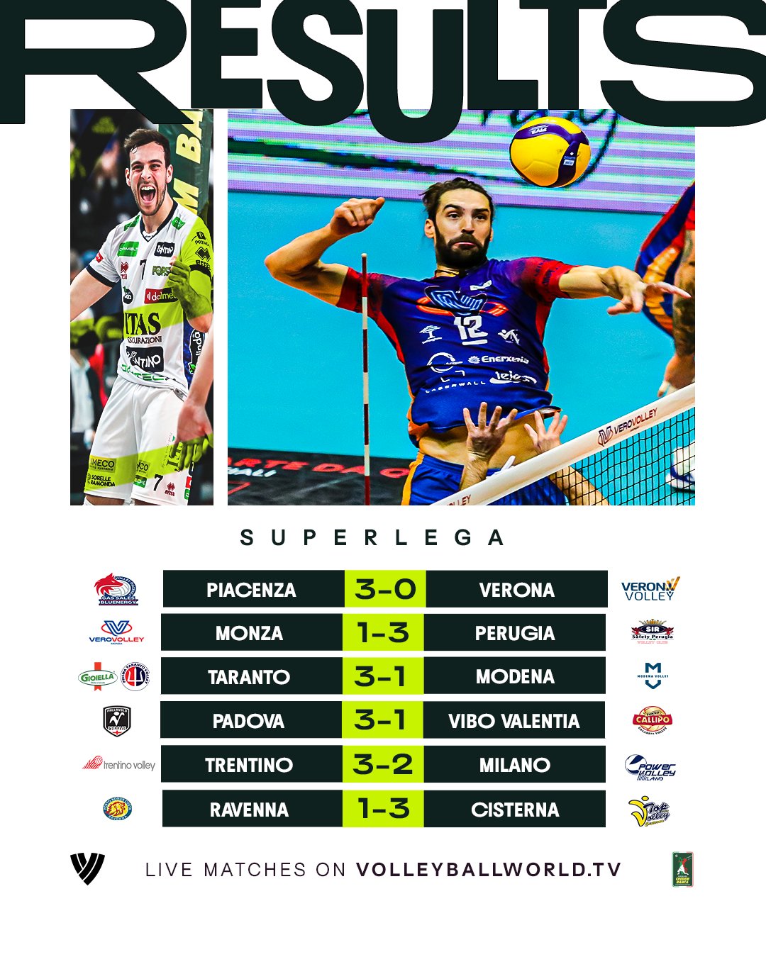 superlega volleyball live