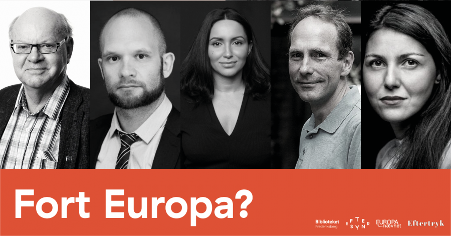 BiblioteketF's tweet photo. Deltag i debatten: Eftersyn: Fort Europa? d. 22.3 kl. 19-21. Her debatterer Uffe Østergaard, Ahlam Chemlali, Peter Viggo Jakobsen og Mozhdeh Ghasemiyani om Europas grænser.
Bestil billetter her (fri entré):
https://t.co/XkvHqxkBUv
#eftersyn #eftertryk #dkpol #forteuropa https://t.co/99WTzGvJk5