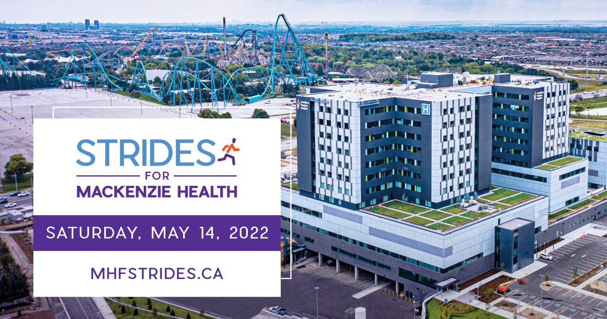 Mackenzie Health on Twitter "Register for Strides for Mackenzie Health