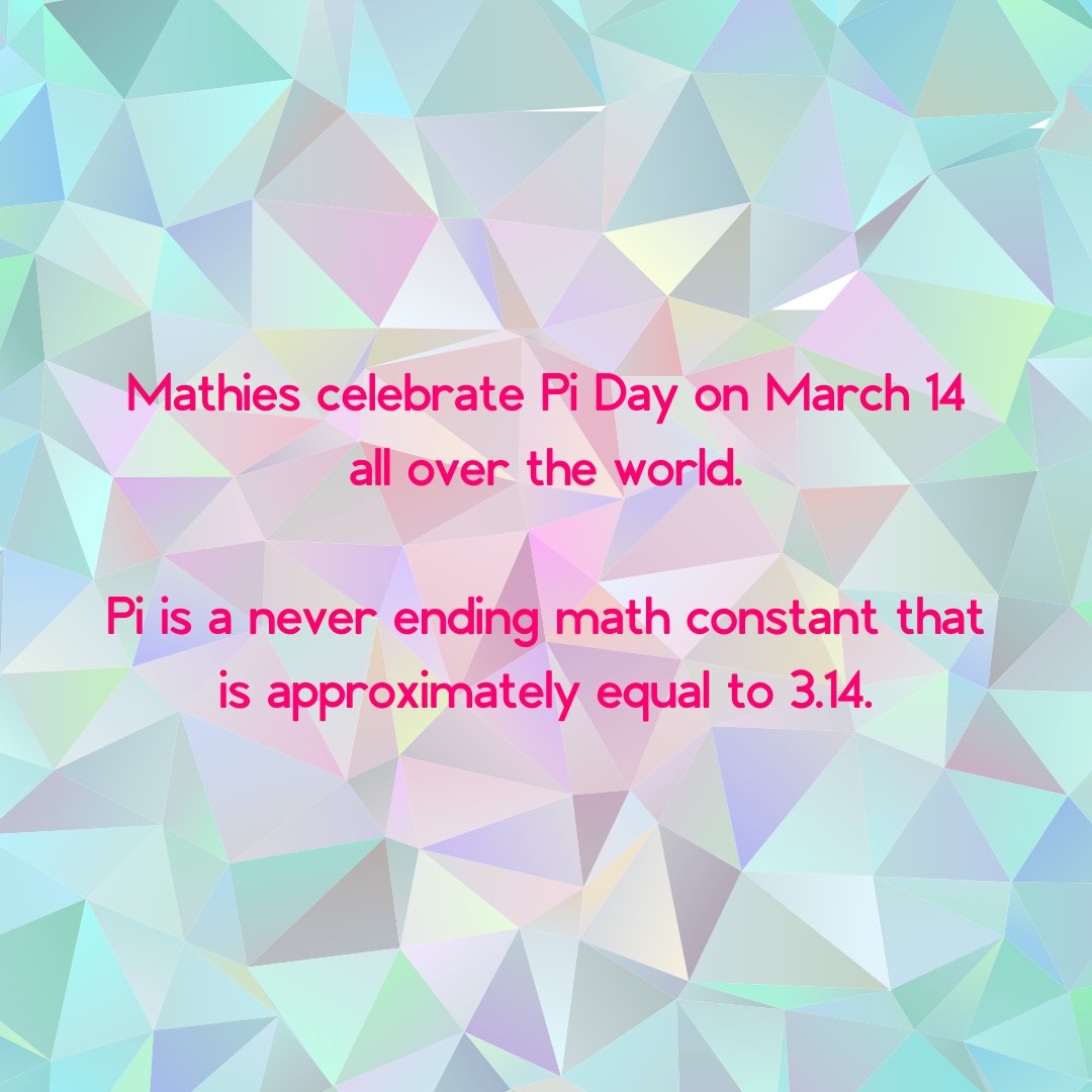 after_math_cast's tweet photo. Happy Pi Day!!  Did you know that #piday is celebrated around the world by #mathematicians on March 14 every year?  Join After Math by having a slice of your favorite pie!!  

What's your favorite kind of pie?!

#math #mathematics #piday #piday2022 #mathie #celebrate https://t.co/27wtQY5eWB