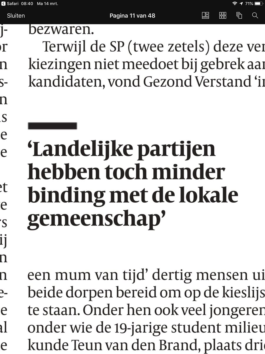 WAT. EEN. ONZIN! Kletspraat die iedere 4 jaar weer opduikt. 
Ook lokale politici van land. partijen wonen gewoon en zijn ook goed ingeburgerd in betreffende dorp of stad - maar hebben wèl partijpolitieke 'lijntjes' met provincie, Rijk en Europa (waar steeds meer wordt bepaald).