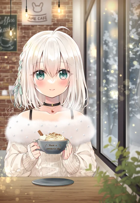 #ホワイトデーは銀髪白髪を愛でる日 
うちの渚ちゃんをよろしくお願いします✨ 