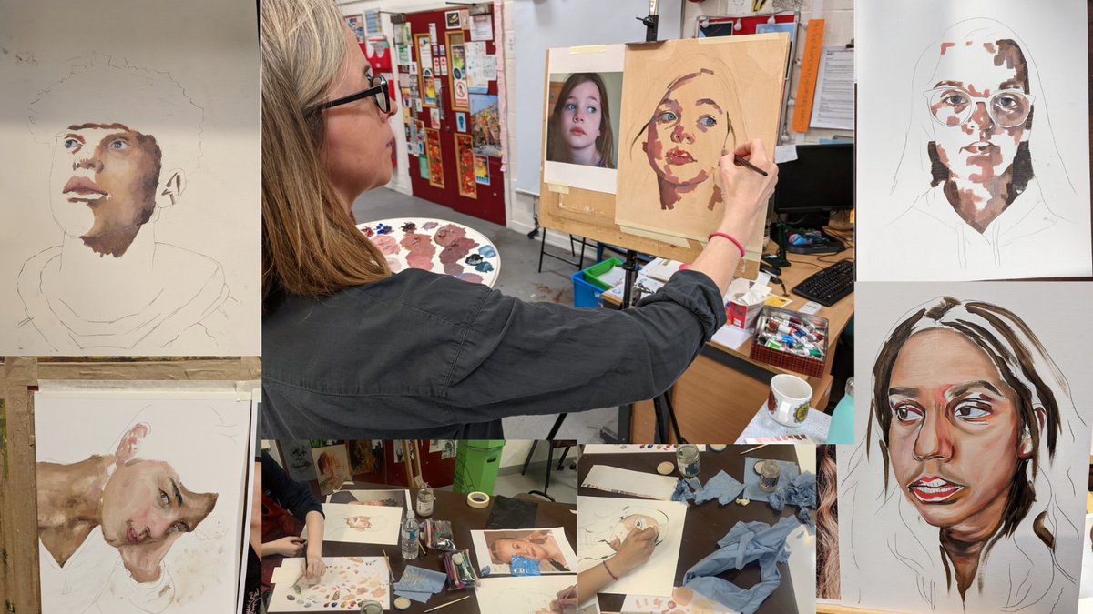 Beauchamp College (@bchampcollege) on Twitter photo On Friday, a group of Year 11, 12 and 13 Fine Art students had a fantastic 3 hour portrait oil painting workshop with local artist <a href="/JaneFrenchArt/">Jane French</a>.
Students enjoyed watching her demonstration, as well as gaining skills in colour mixing and paint application. Well done everyone! On Friday, a group of Year 11, 12 and 13 Fine Art students had a fantastic 3 hour portrait oil painting workshop with local artist <a href="/JaneFrenchArt/">Jane French</a>.
Students enjoyed watching her demonstration, as well as gaining skills in colour mixing and paint application. Well done everyone!