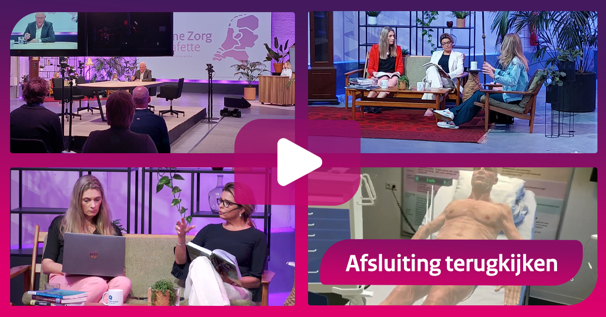 Wát een afsluiting, we hebben genoten! Anderhalf uur vol inspiratie, kennis en enthousiasme. ✨

▶️ Terugkijken kan nu via slimmezorgestafette2022.nl/programmaonder… (zorg dat je bent ingelogd!)