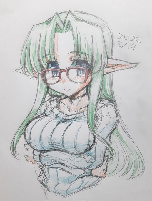 エネミア(うちのこ)。
「どーしたんですか?そんなにそわそわして」 