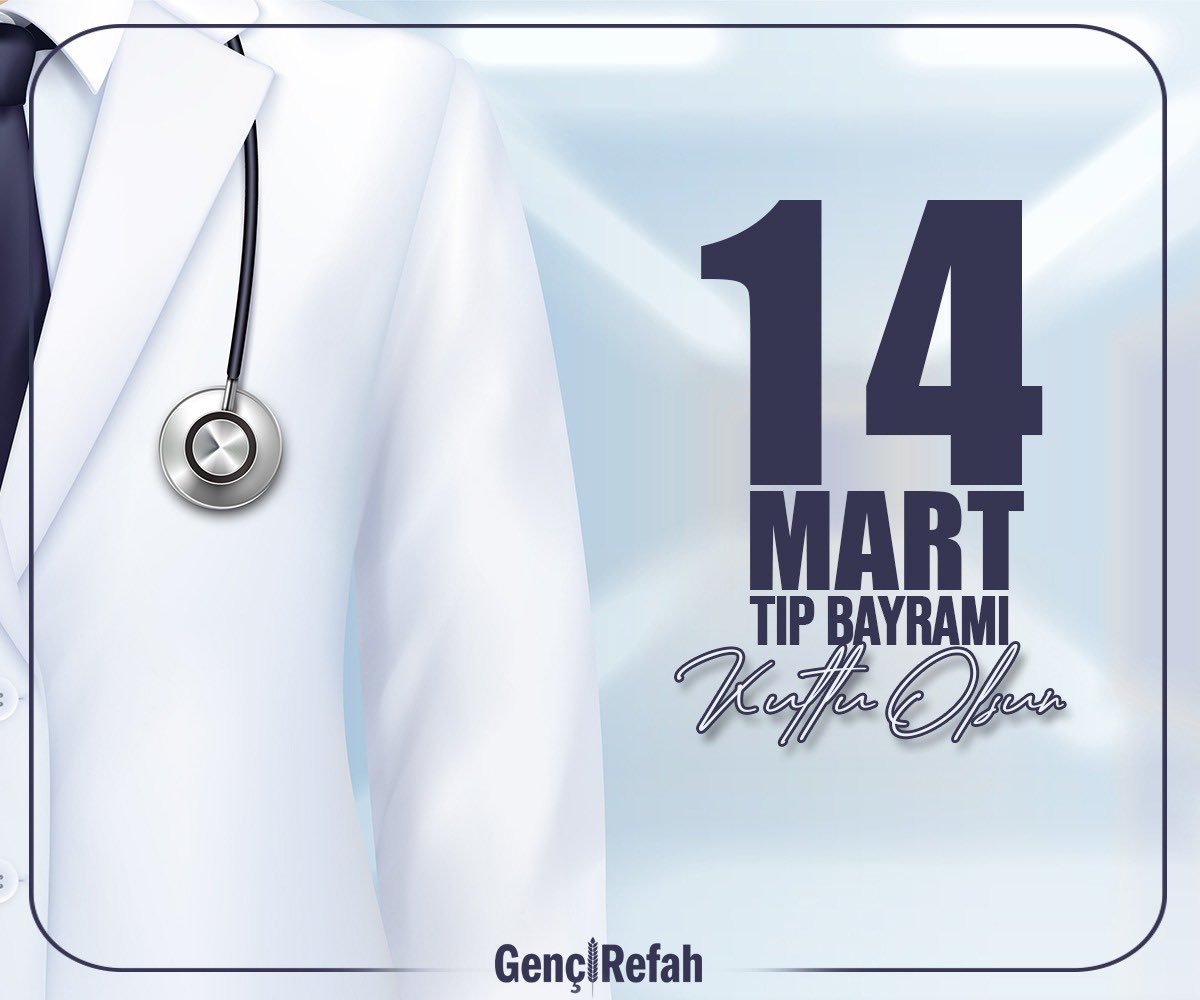 Gece-gündüz demeden fedakarlıkla çalışan ve görevini hakkıyla yapan, tüm sağlık çalışanlarımızın Tıp Bayramı kutlu olsun.

#14MartTıpBayramıKutluOlsun