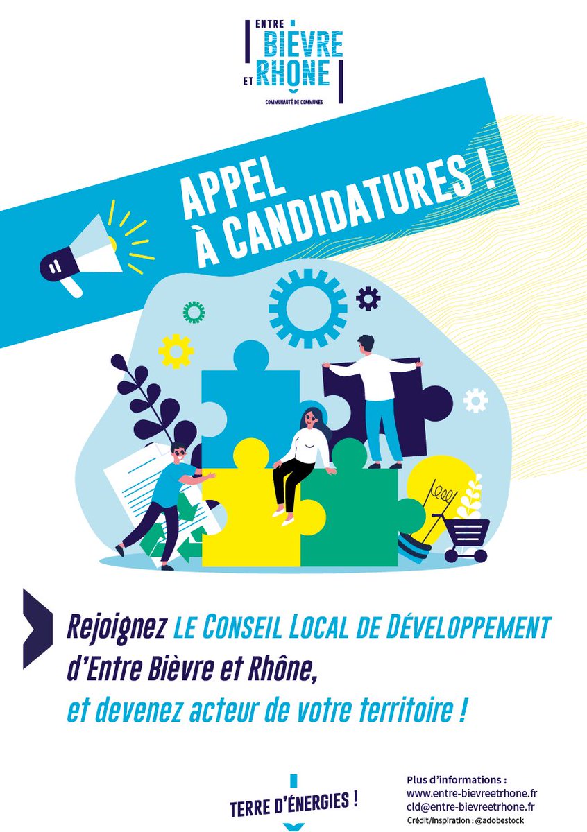 #ConseilLocalDéveloppement à #EntreBièvreEtRhône

Rejoignez le Conseil Local de Développement d'Entre Bièvre et Rhône et devenez acteur de votre territoire !

🖱 Rendez-vous sur entre-bievreetrhone.fr rubrique Actualités pour obtenir plus d'informations et candidater en ligne.