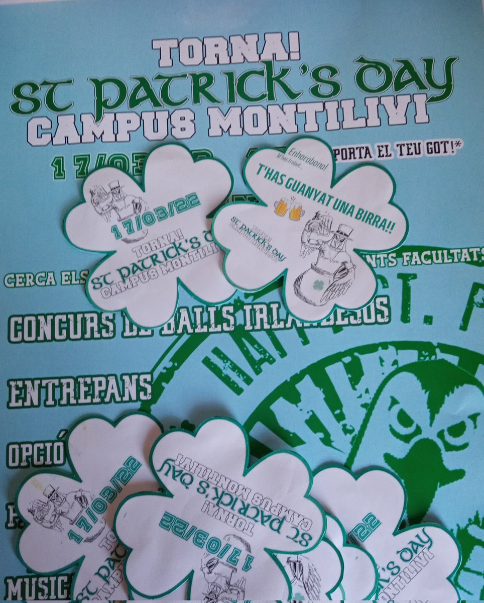 ATENCIÓ! ⚠️
Vols guanyar una birra gratis🤑?? Doncs posat a buscar Sherlock!🕵🏻‍♀️
A partir de demà, dilluns, amagarem trèvols🍀 per diferents llocs de les facultats.

Si en trobes un, puja a stories etiquetant <a href="/aliguesialigots/">Àligues i Aligots</a>, i el gran día apropat a la barra per rebre el premi🍻.