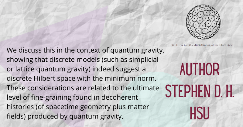 worldscientific's tweet photo. Modern Physics Letters A: Discrete Hilbert space, the Born Rule, and quantum gravity.
#Manyworlds #quantummechanics #quantumgravity #BornRule #decoherence