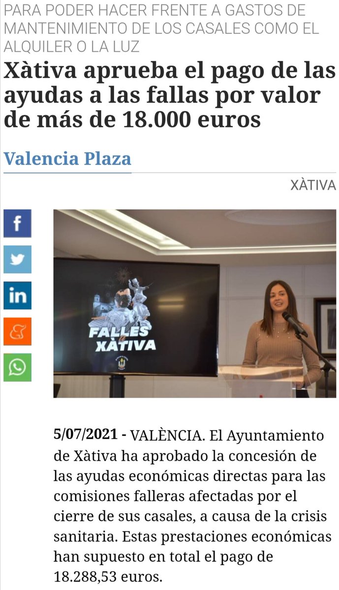 butonidexativa's tweet photo. 🤯Que igual estic loco, pot ser, però pense que ja qué hem regalat 1️⃣8️⃣0️⃣0️⃣0️⃣€ extra a @JLFXATIVA per als casals, els falleros de #Xàtiva podrien deixar de donar per cul en les carpes. Pense jo
#falles #Falles22 #malaltdefalles #fallas https://t.co/8Zfri7HfKu