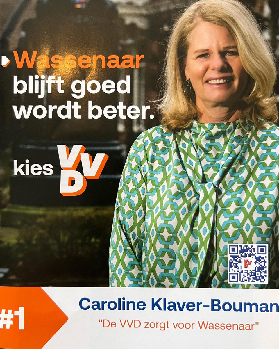 De #wassenaarsevvd is ontzettend blij dat #wethouder #1 Caroline weer verkiesbaar is. Zij begon als raadslid, Caroline is een toegewijde actieve #wassenaarder. Zet zich vol overgave in voor de #kiezer

#gr2022 
#blijftgoedwordtbeter 
#campagne 
#elkestemtelt 
#vvd