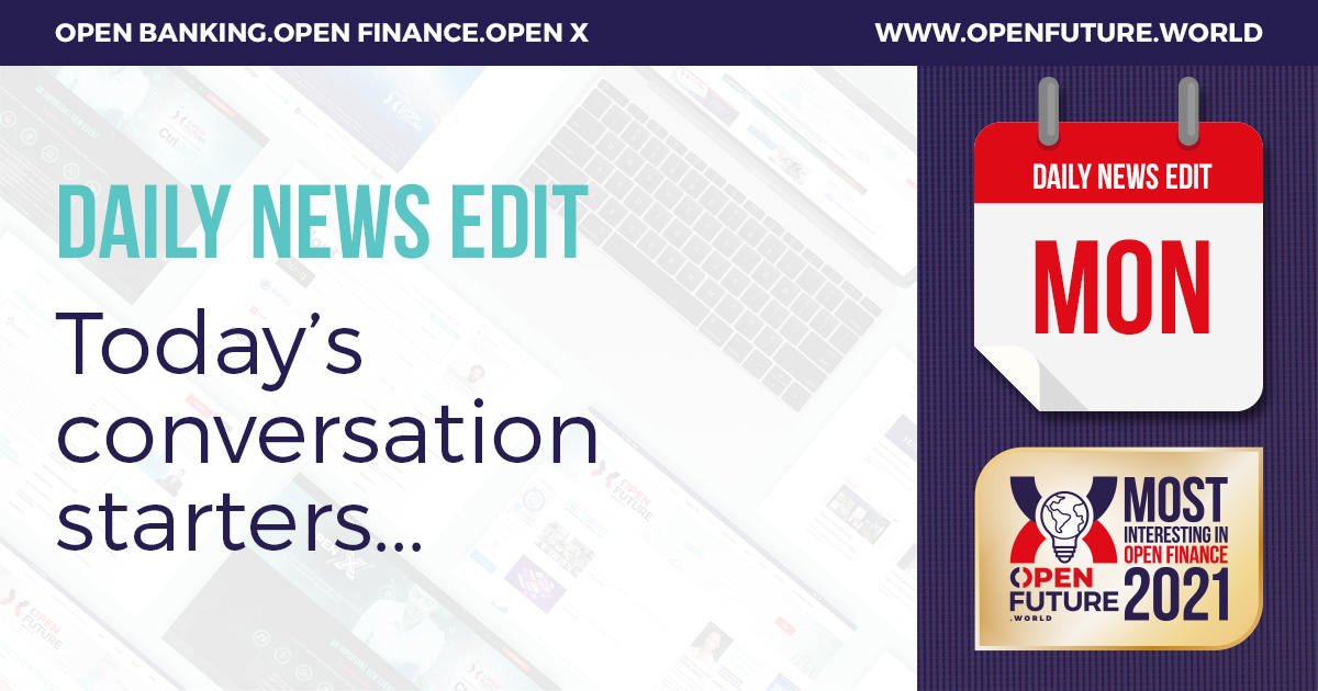 OpenFutureWorld's tweet photo. Some particularly interesting insights in today's roundup of open banking / open finance raises, partnerships, news and viewpoints… https://t.co/QmWMMoRoCt #openfinance #employmentdata #A2Apayments #APIecosystems #embeddedfinance #digitalidentity #openinsurance #privacystandards https://t.co/r6Ia6GHzfw