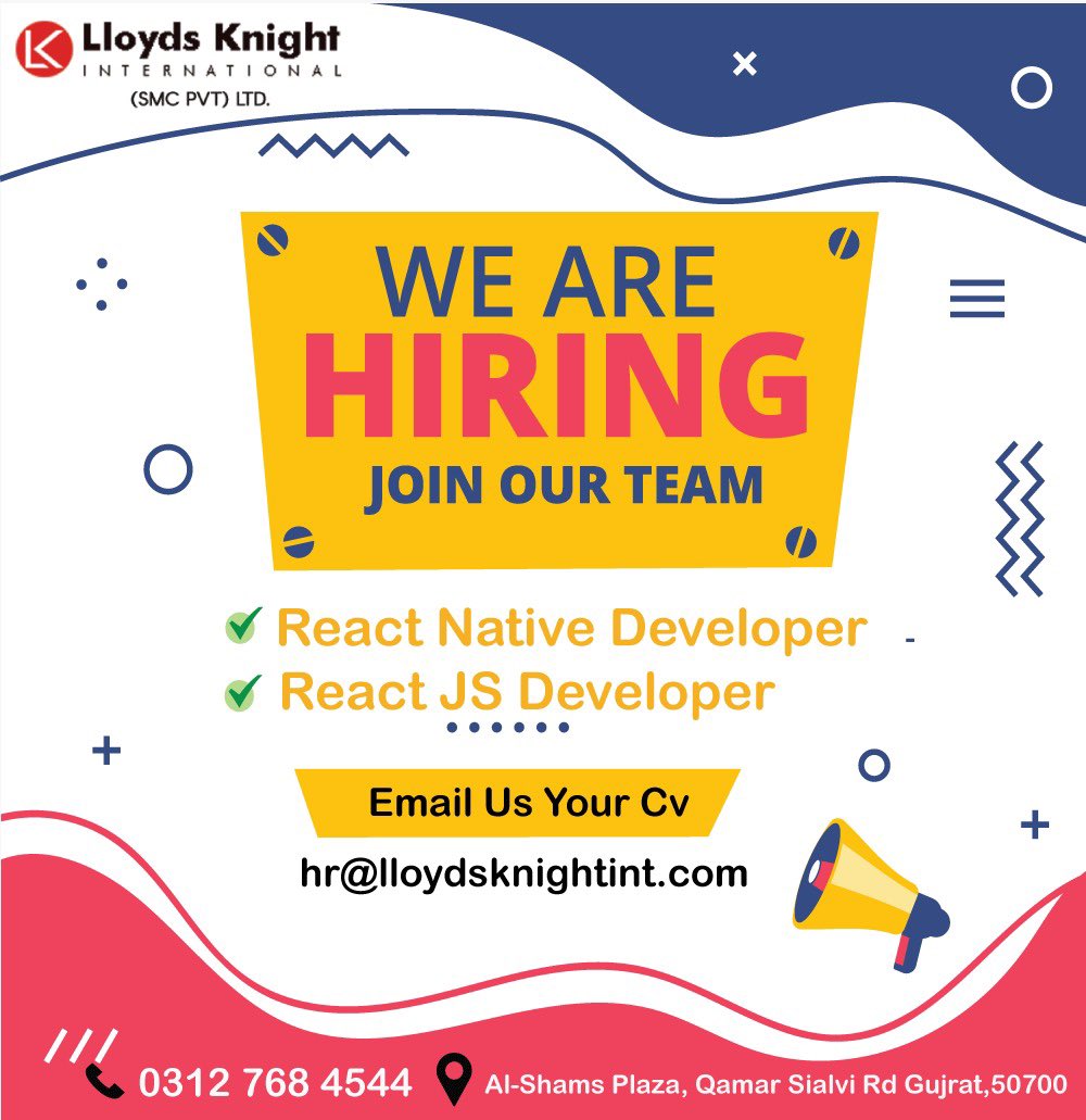 gdcorg's tweet photo. #hiring #reactjs #reactnative https://t.co/alXxVTr2Fl