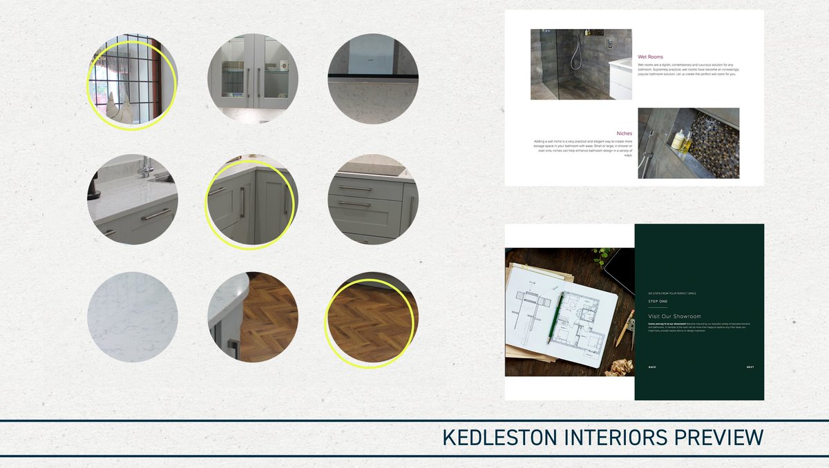 Just like any design projects, we start by giving you some options then take it from there. ⁠ Here is a little snapshot of what we proposed to Kedleston Interiors, which do you think they chose?⁠

 #webdesign #websitelaunch #designagency  #supportlocalbusiness