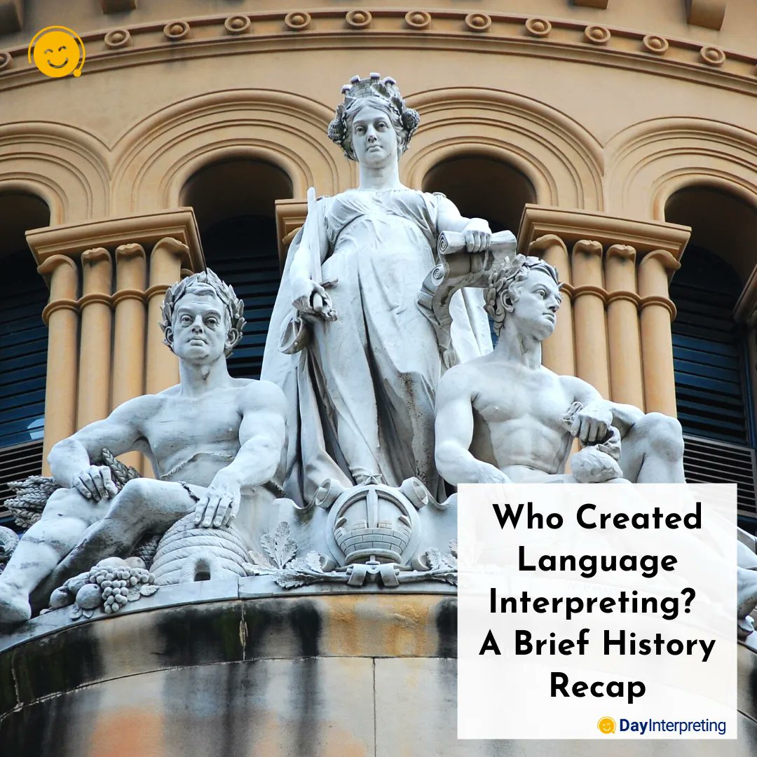DayTranslations's tweet photo. Check out our DI Blog where we’ll do a brief history lesson to find out who created language interpretation and why it became vital for human communication:
https://t.co/h3ZmuNxCcT
#DayInterpreting #Interpreting #interpretingservices #languages  #history #historyoflanguages https://t.co/pDW2Kaqj4E