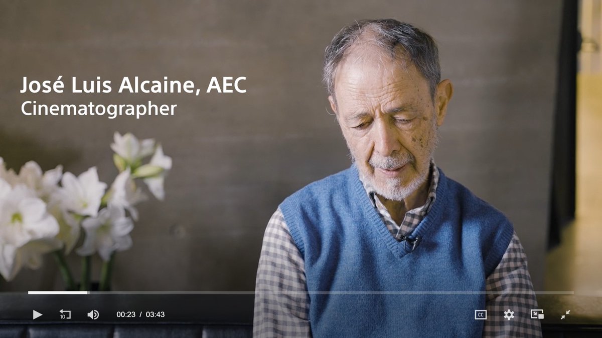 SonyPro_AP's tweet image. In this interview at Camerimage 2021, José Luis Alcaine talks about his upbringing in Tangier, his work with iconic directors such as Brian De Palma and Pedro Almodóvar, plus why he chose VENICE for some of most recent movies. #SonyVENICE #SonyPro bit.ly/3p51LOG