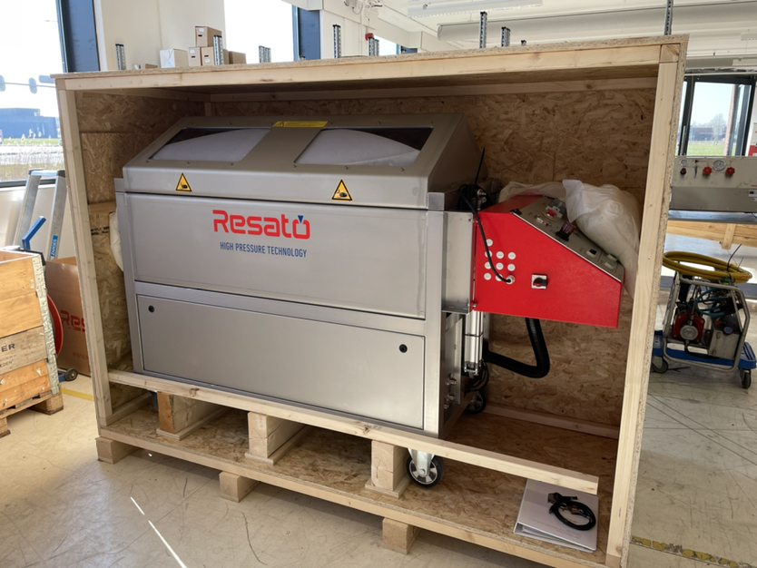 Ready for shipment. Custom made high pressure testing unit. After good evaluation of the customer case we configured the unit according the customer needs. #resato #highpressuretechnology #highpressuretesting #safetyfirst #pressuretesting #highpressure