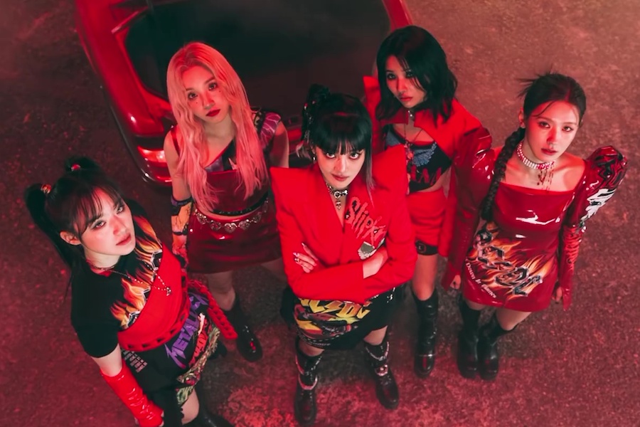 soompi's tweet photo. WATCH: #GIDLE Makes Bold Return With Fierce MV For "TOMBOY" Comeback 
https://t.co/75o8aHgRBE https://t.co/fe3oyJpGlY