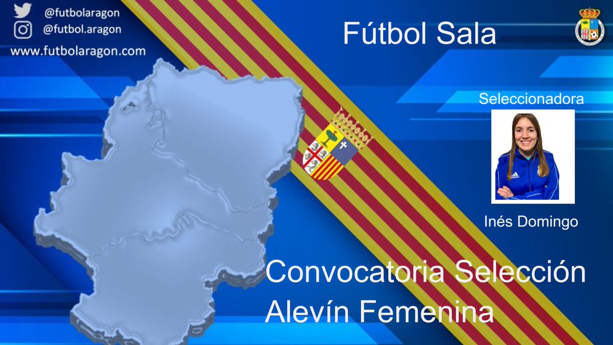 futbolaragon's tweet photo. #FAF - Convocatorias selección alevín femenina fútbol sala 16/03 

https://t.co/FMSI5mwgXN

vía @futbolaragon

@ColoColoZaragoz
 @fsfcesaraugusta
 @JuventudAlmunia
 @fsmonzalbarba
 @lasallemont
 @MoncayoSala
 @TausteFutSal https://t.co/CpvXLvUell