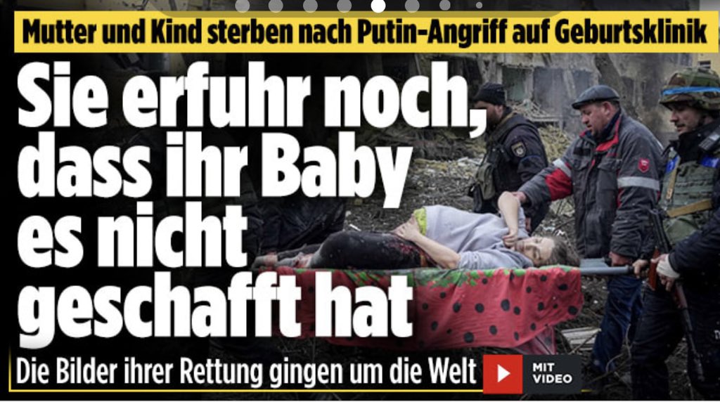 Weil hier ja immer noch Leute glauben, dass es diese Angriffe gar nicht gab bzw. dass es sich um Militärstützpunkte handelte und es keine Opfer gab. 

Aber vermutlich haben die Geschädigten der russischen Propaganda auch dafür eine Erklärung.