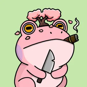@MrsScarlett01 <a href="/HappyHoppersNFT/">Happy Hoppers Club 🐸</a> <a href="/itsoodon/">oodon</a> One of the very few pink things I own