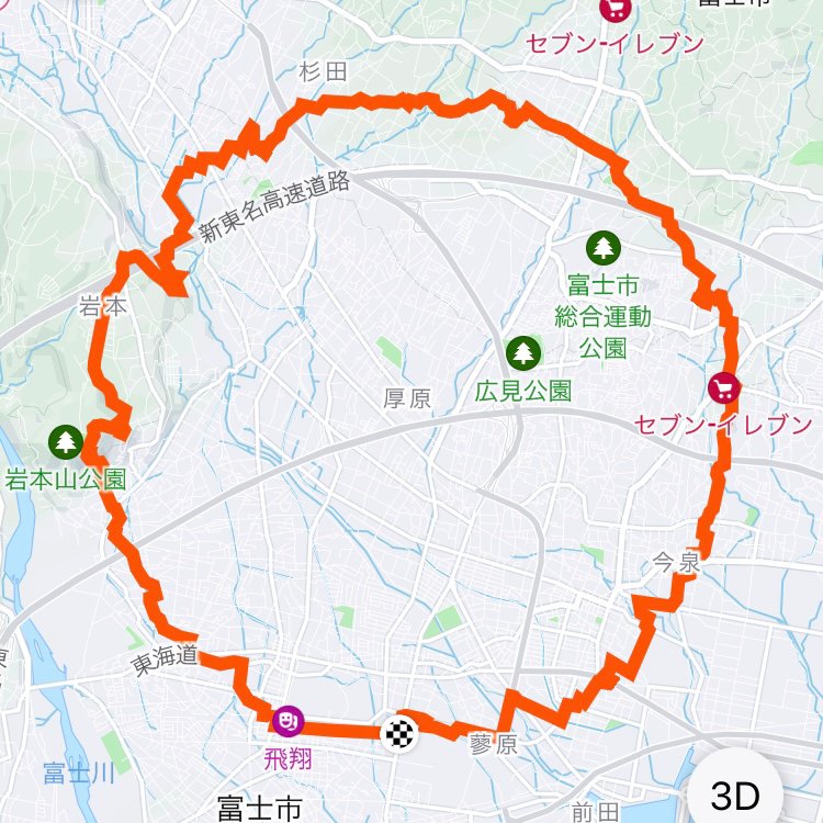nawo_tarou's tweet photo. 3月14日は #円周率の日 ⭕
この街は工場とか川とか多くて綺麗な円を描くには不向きだけど、どうしてもここに描きたかった理由がある😏
それにしても坂が多くてキツいコースだった😂
#サークルウォーク #サークルラン
#CircleWalk #CircleRun
#GPSアート #GPSお絵かき
#お絵かきラン #GPSArt https://t.co/0hHpbq2JfE