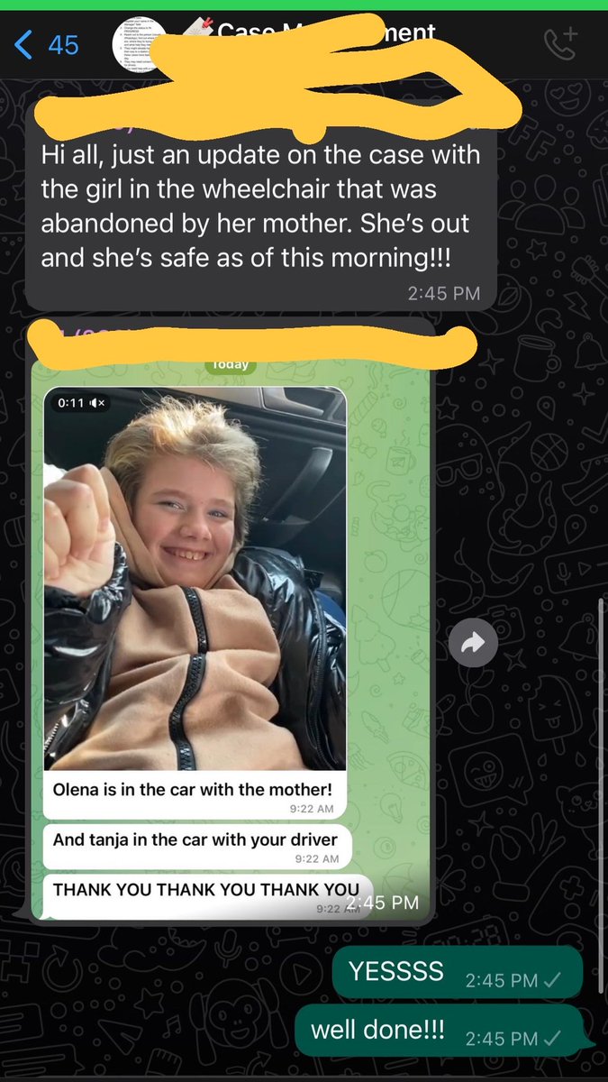raindovemodel's tweet photo. Really proud we managed to evacuate Olena yesterday! An epileptic wheelchair user- her mother abandoned her while fleeing the war. We were told that any of our volunteers would be granted guardianship if we wanted her. Left to fend for herself, today she is safe. #Ukrainian 1/ https://t.co/ccBHs5yepA