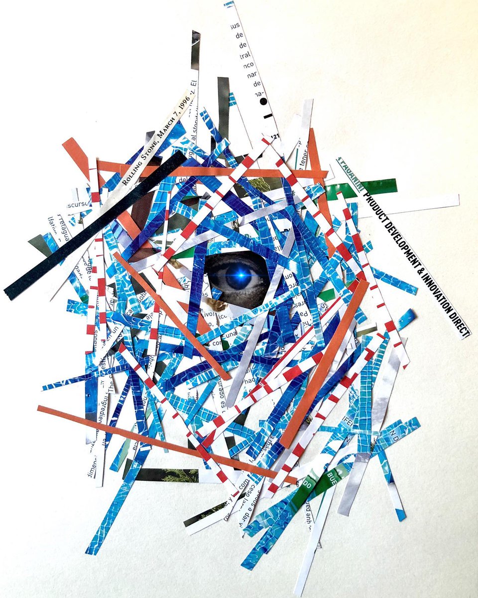 plancollage's tweet photo. Title: Laser Eye
Collage &amp; mixmedia on paper .
.
.
#collage #collagewave #collageart #collagecolective #collageartwork #pariscollage #collageartwork #gluetogether #plancollage #analogcollagecommune #collage_art #collageartist #contemporarycollage #collagecollective https://t.co/wiOWQHhcQV