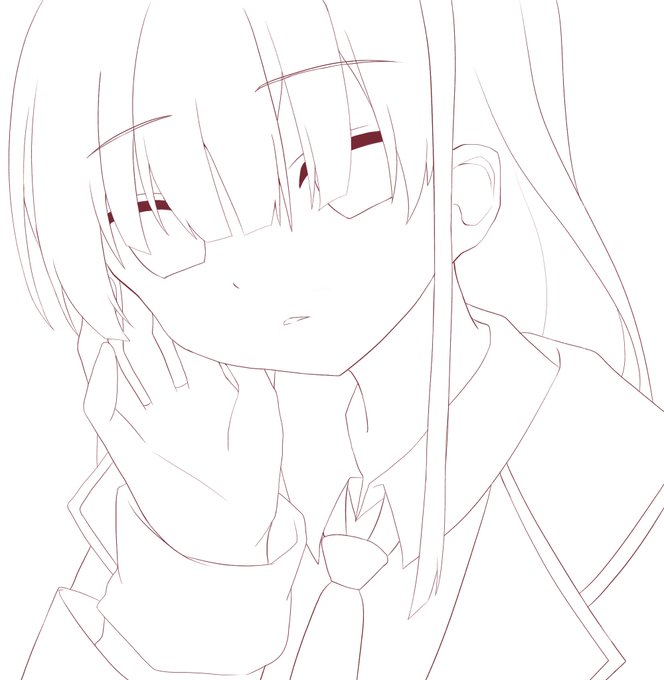 線画配布のtwitterイラスト検索結果 古い順