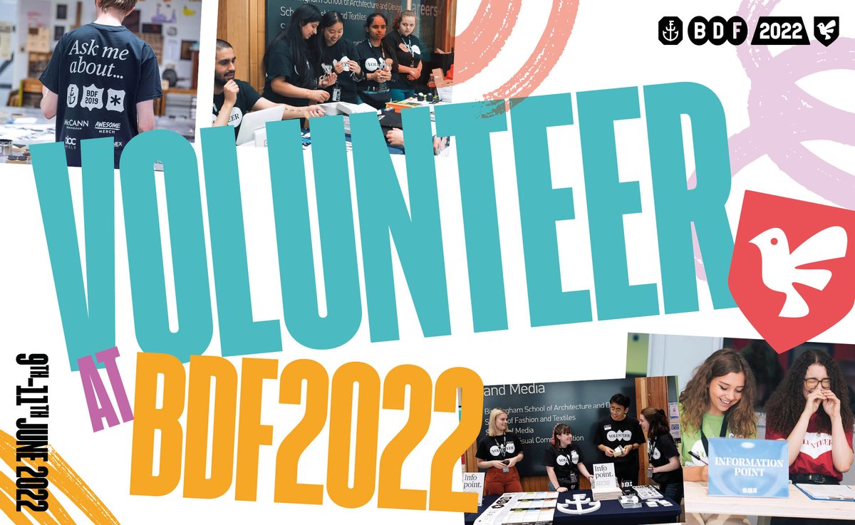 Would you like to volunteer at BDF2022? We'd love to hear from you...
birminghamdesignfestival.org.uk/festival/take-…