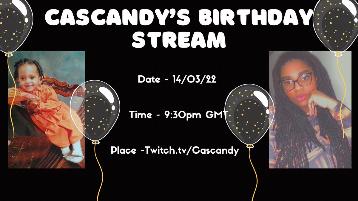 CasCandy_'s tweet photo. Queen of the Candy Kingdom invites you all to her birthday stream!!

Music, Games, Vibes as always!! https://t.co/chvqDJlR1J