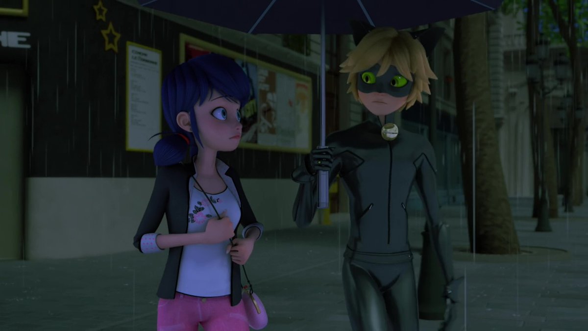 Red_Rescue's tweet photo. To elaborate #Marinette is HORRIBLE to #CatNoir in #Glaciator2, she assaults him & humiliates him, & in episodes like #Optigami she keeps things secret from him that the villains know.
The show's *belated" excuse is #CatBlanc but how does that make sense having a #Marichat date? https://t.co/PYuJ92sB8U