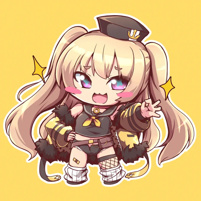 バッチちゃんまじママガキかわいい みつバッチ(>_<)刺して(⌒∇⌒) #アズレン #バッチ(アズールレーン) 